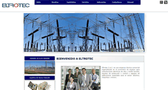 Desktop Screenshot of eltrotec.com.pe