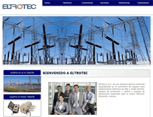 Tablet Screenshot of eltrotec.com.pe